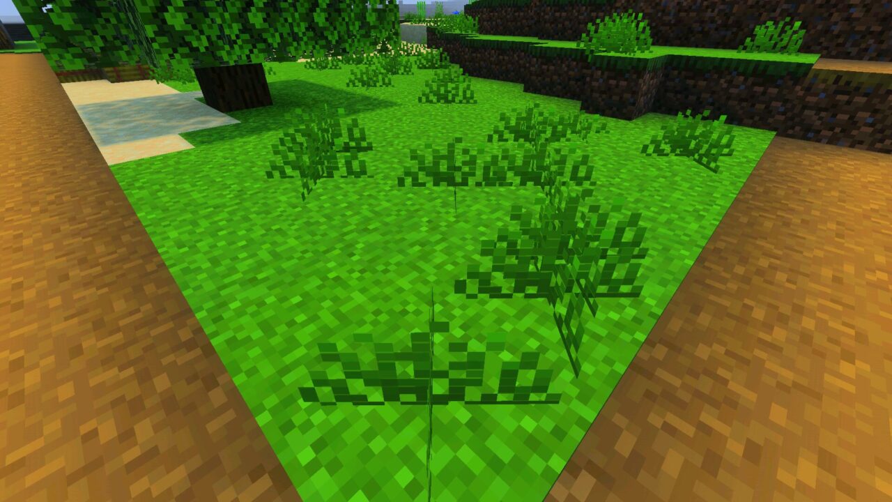 Grass from Daydream Visuals Shader for Minecraft Bedrock