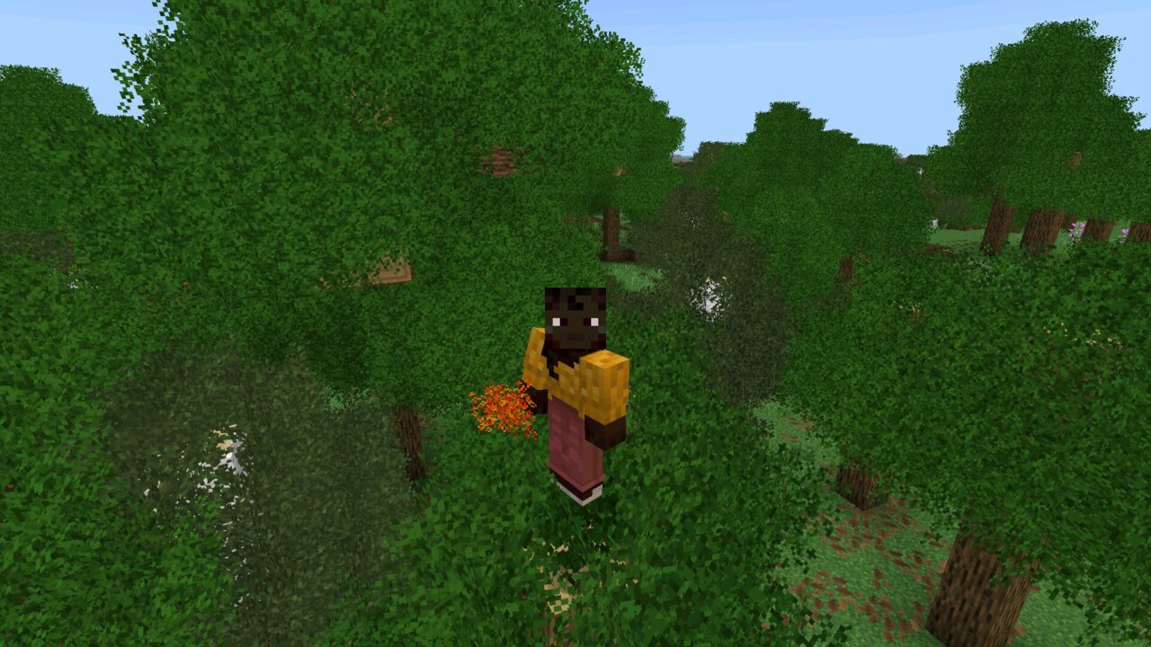 Hero from Arborea Mod for Minecraft Bedrock