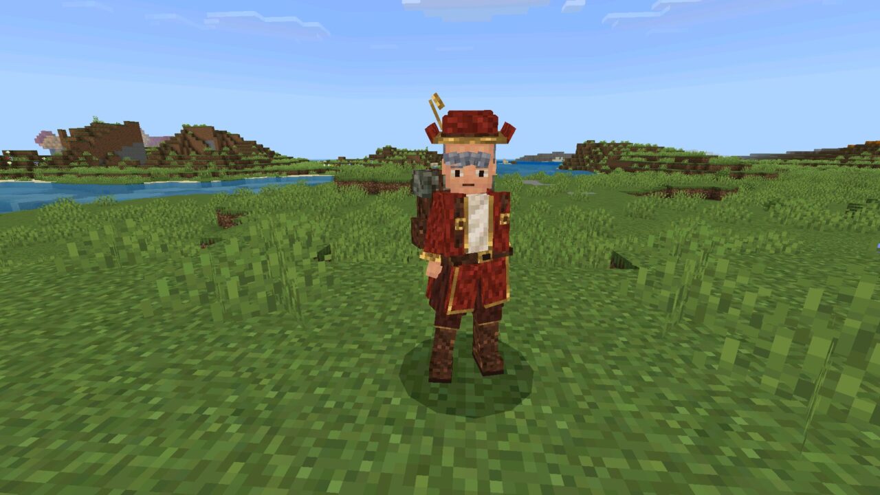 Merchant from Palcraft Mod for Minecraft Bedrock