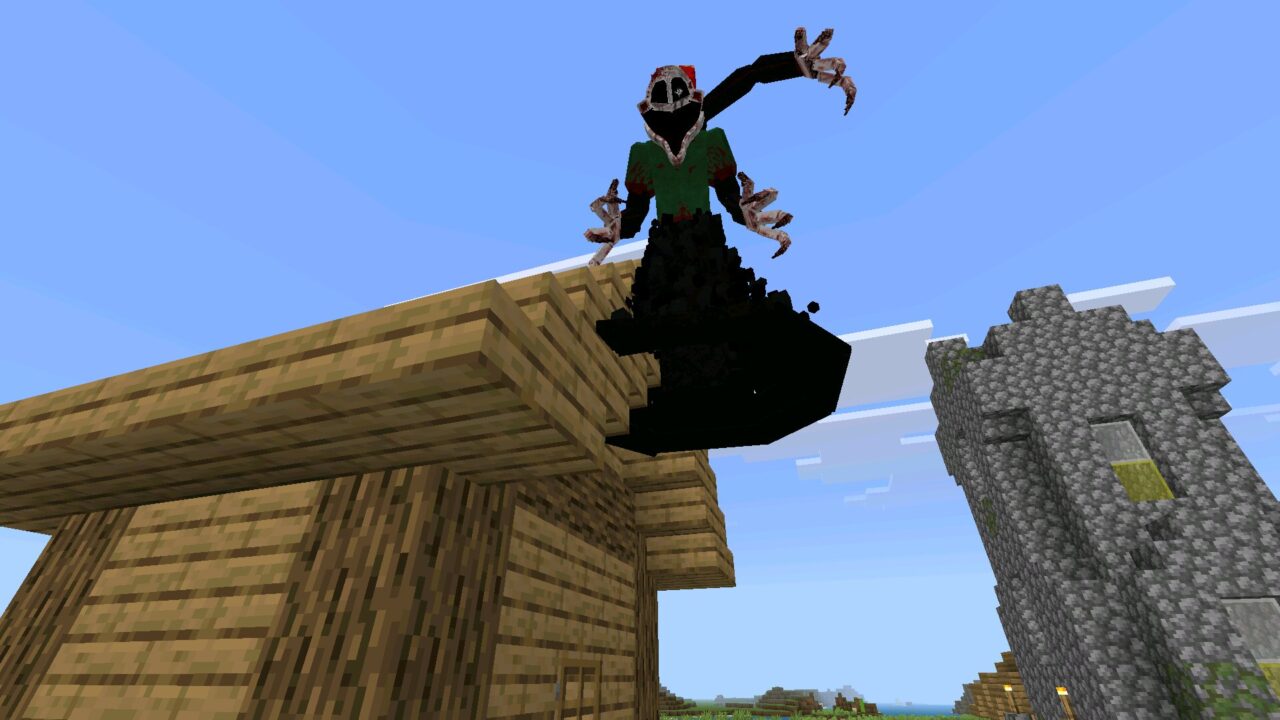 Monster from Omedweller Mod for Minecraft Bedrock