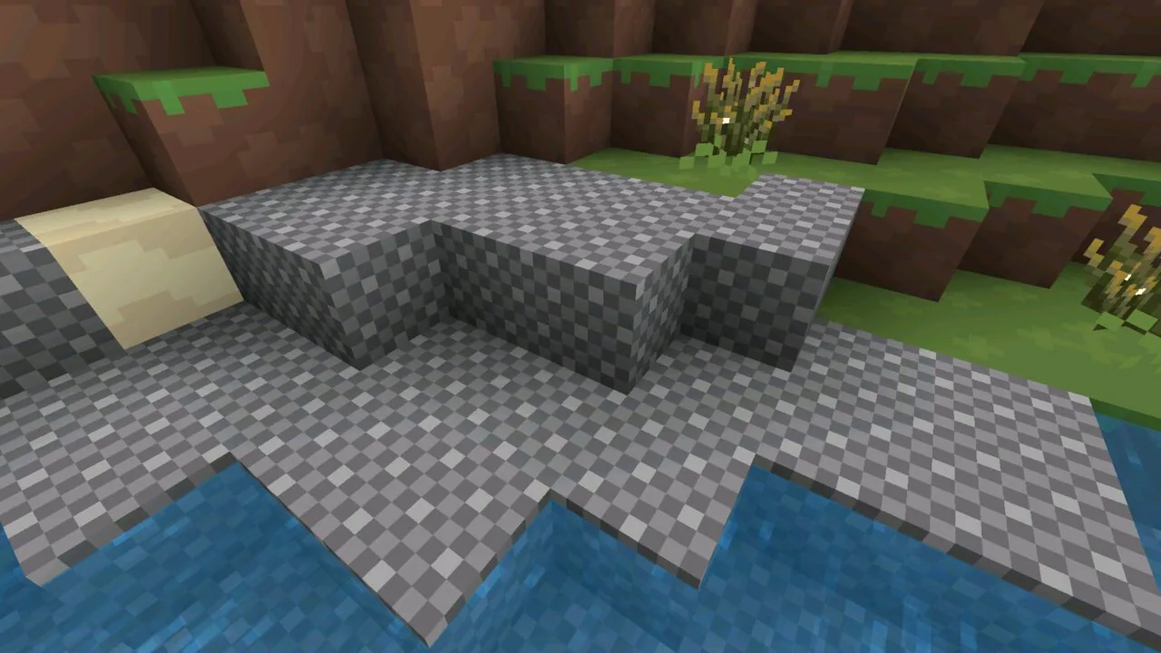 Stone from Bloxd io Mode Texture Pack for Minecraft Bedrock