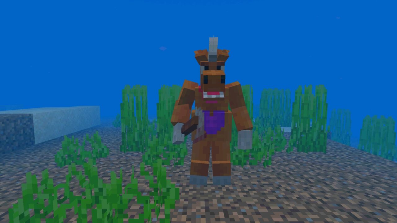 Underwater from Buddy Mod for Minecraft Bedrock