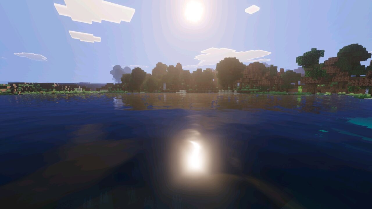 Water from Arce Visuals Shader for Minecraft Bedrock