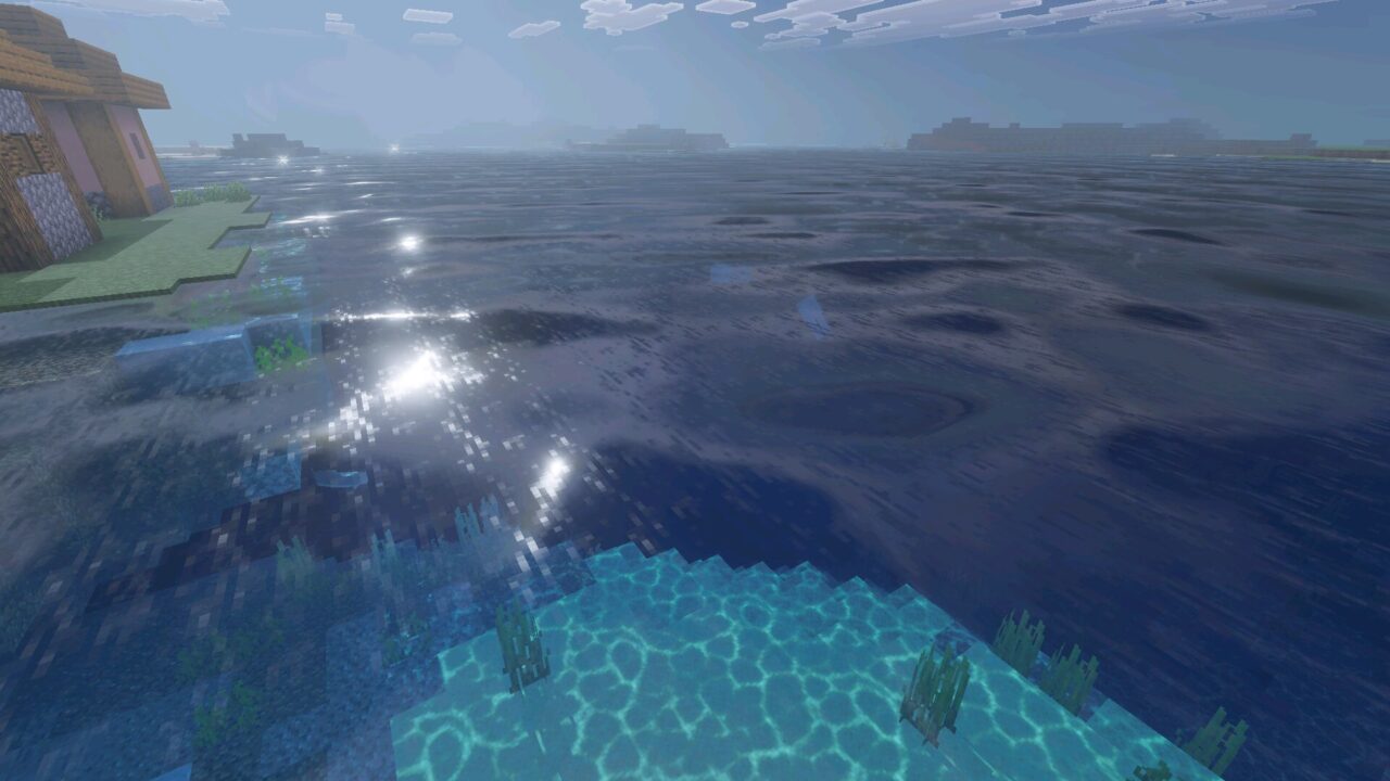 Water from Lumirose Visuals Shader for Minecraft Bedrock
